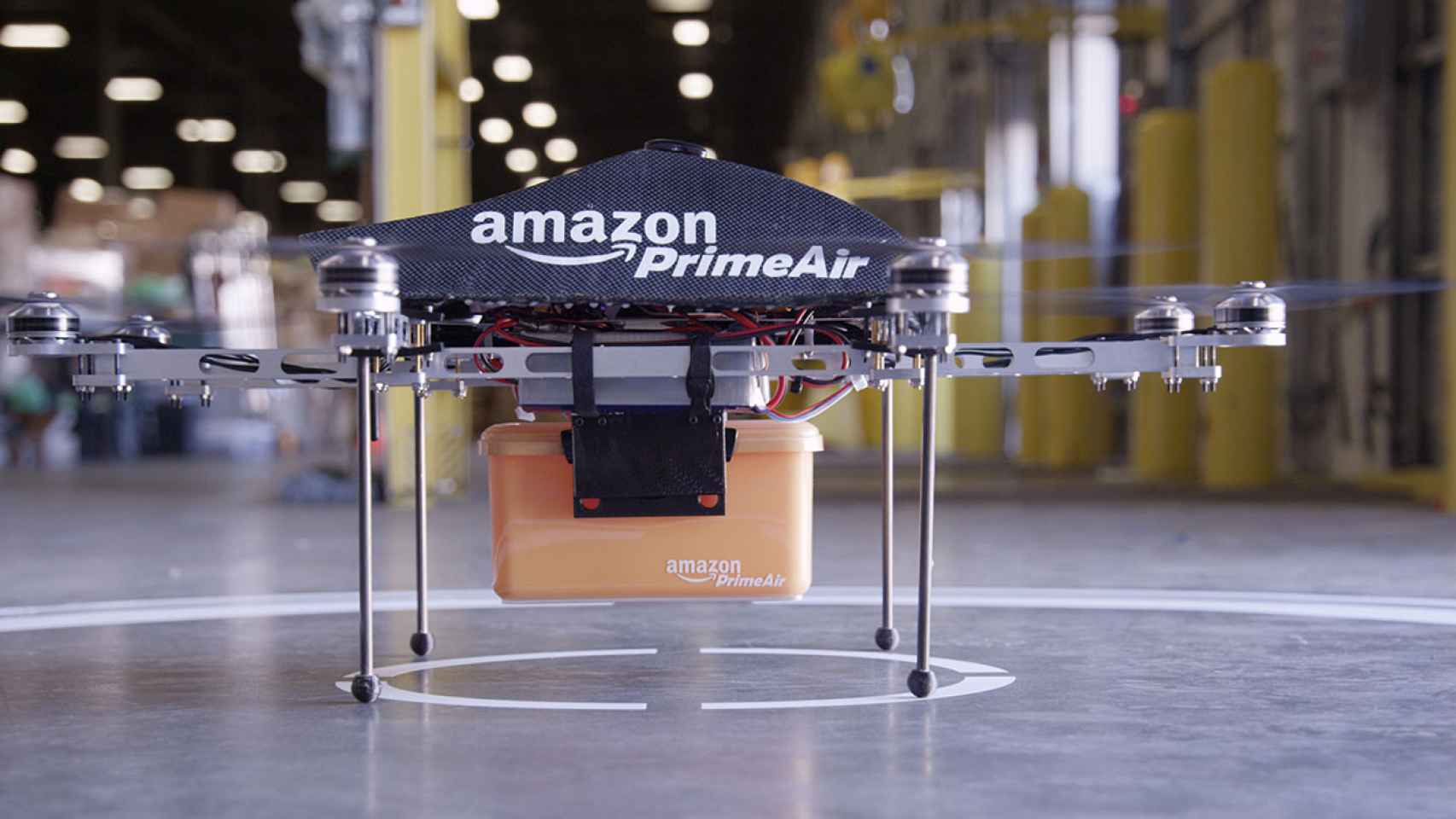 En junio de este año, Amazon presento sus drones Prime Air.