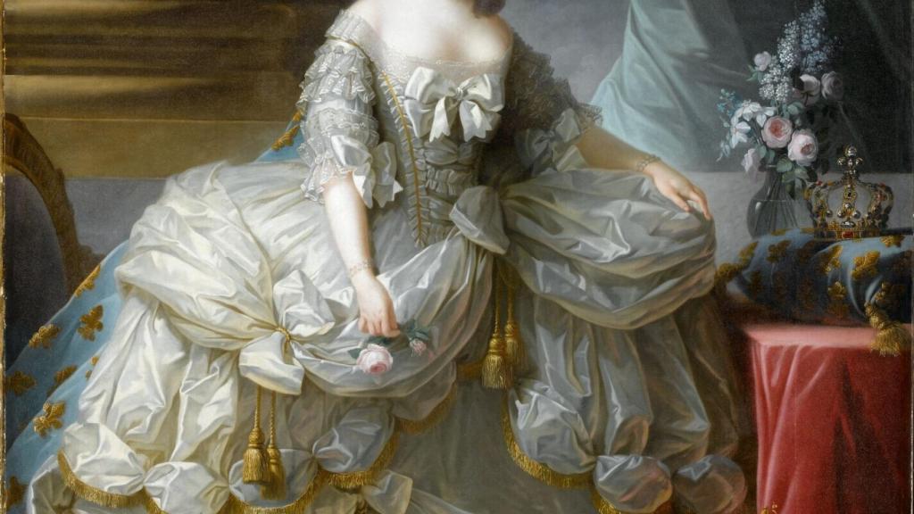 Retrato de María Antonieta a cargo de Elisabeth Louise Vigée Le Brun.