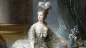 Retrato de María Antonieta a cargo de Elisabeth Louise Vigée Le Brun.
