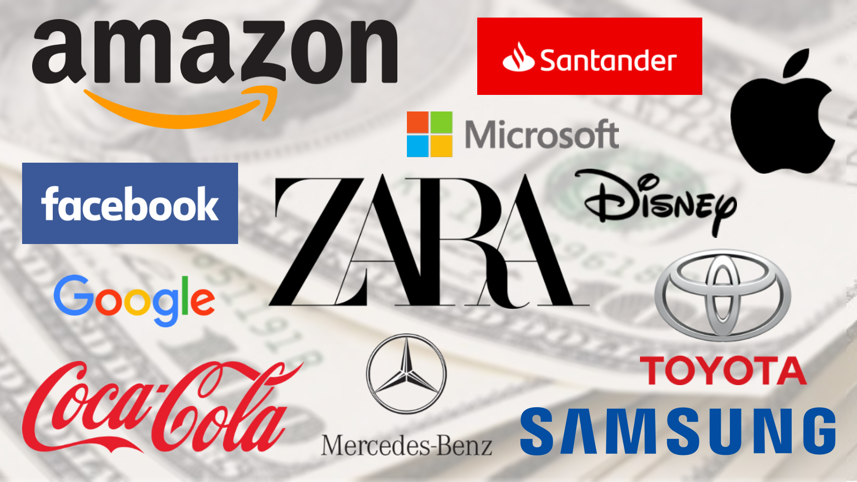 Las 100 marcas más valiosas del mundo 2019 según Interbrand.