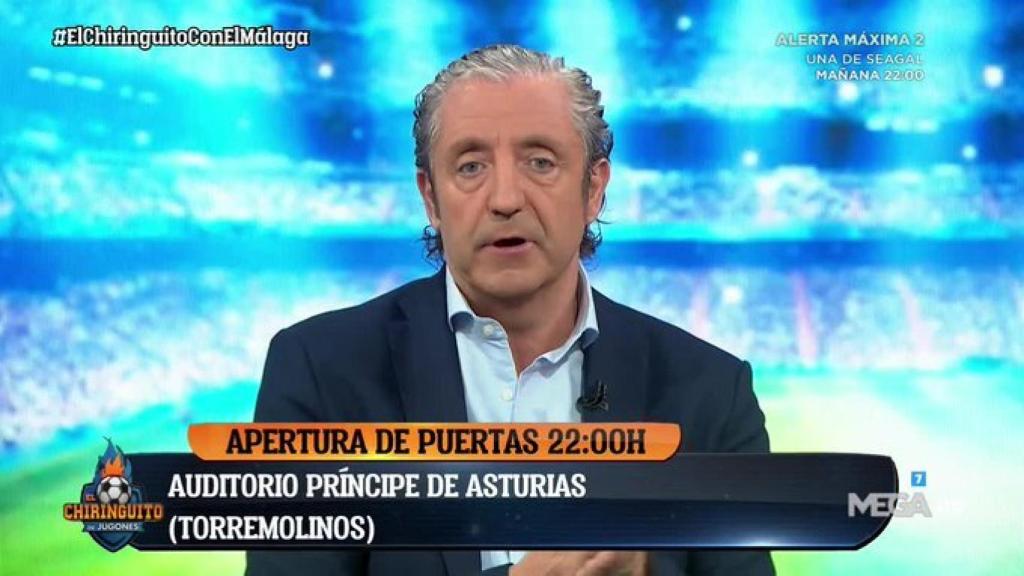 Josep Pedrerol en El Chiringuito