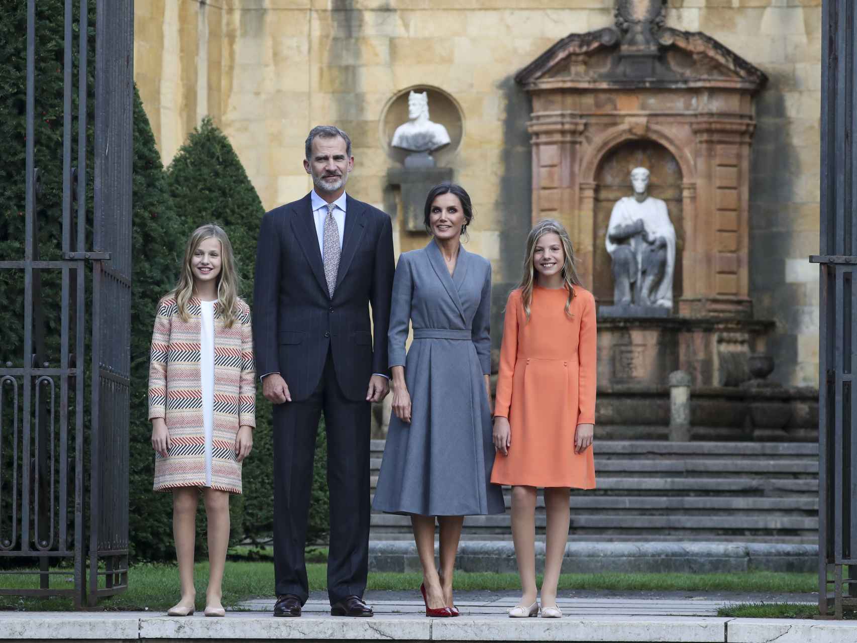 La Familia Real en Oviedo.