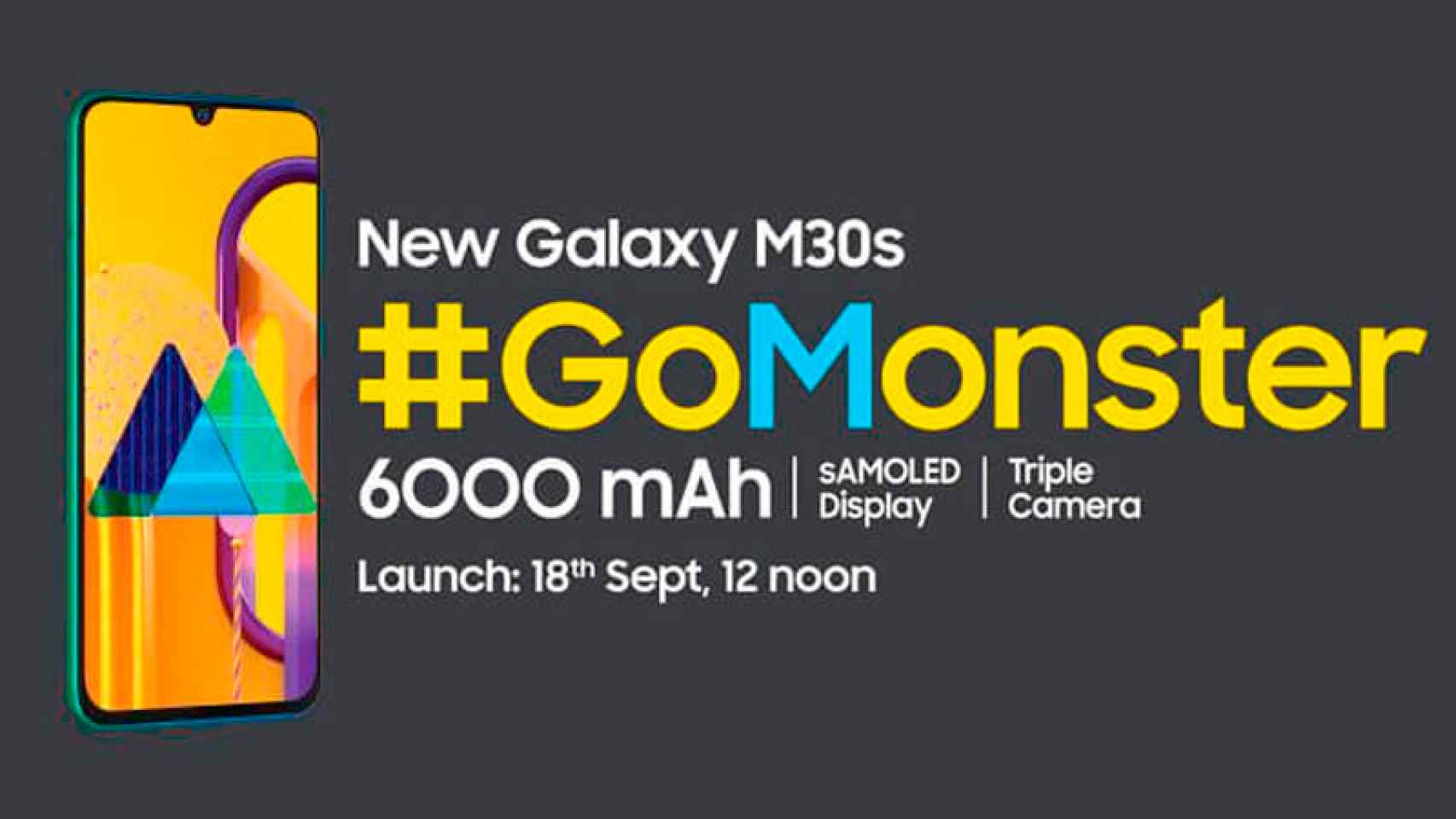 El Galaxy M30s con batería de 6000 mAh llega a España