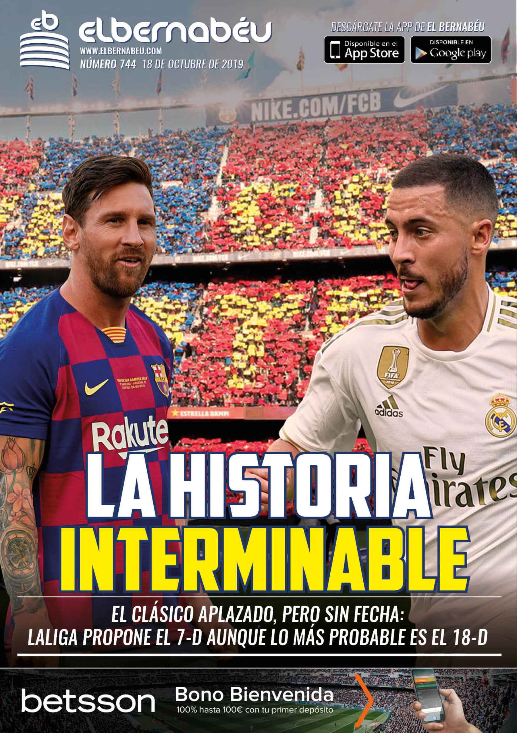 La portada de El Bernabéu (18/10/2019)