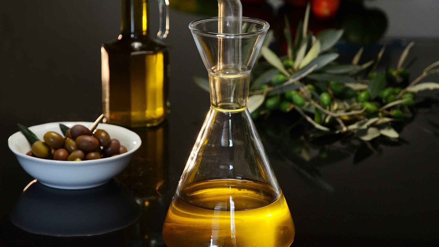 El aceite de oliva es uno de los productos estrellas de la dieta mediterránea.
