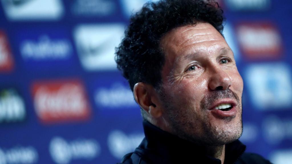 Simeone, en rueda de prensa