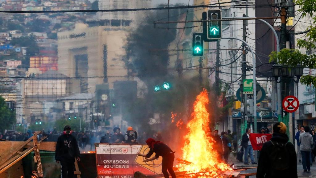 Protestas en Chile.