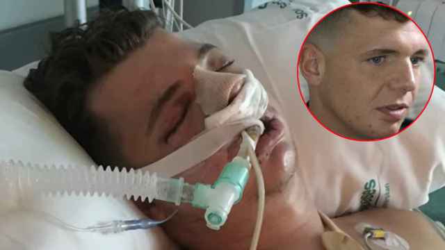 El joven ingresó muy grave y dos semanas después se despertó del coma.