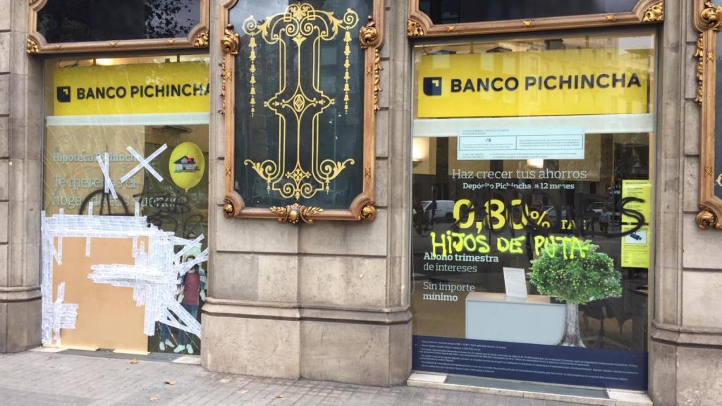 El Banco Pichincha, peruano, culpable para los violentos