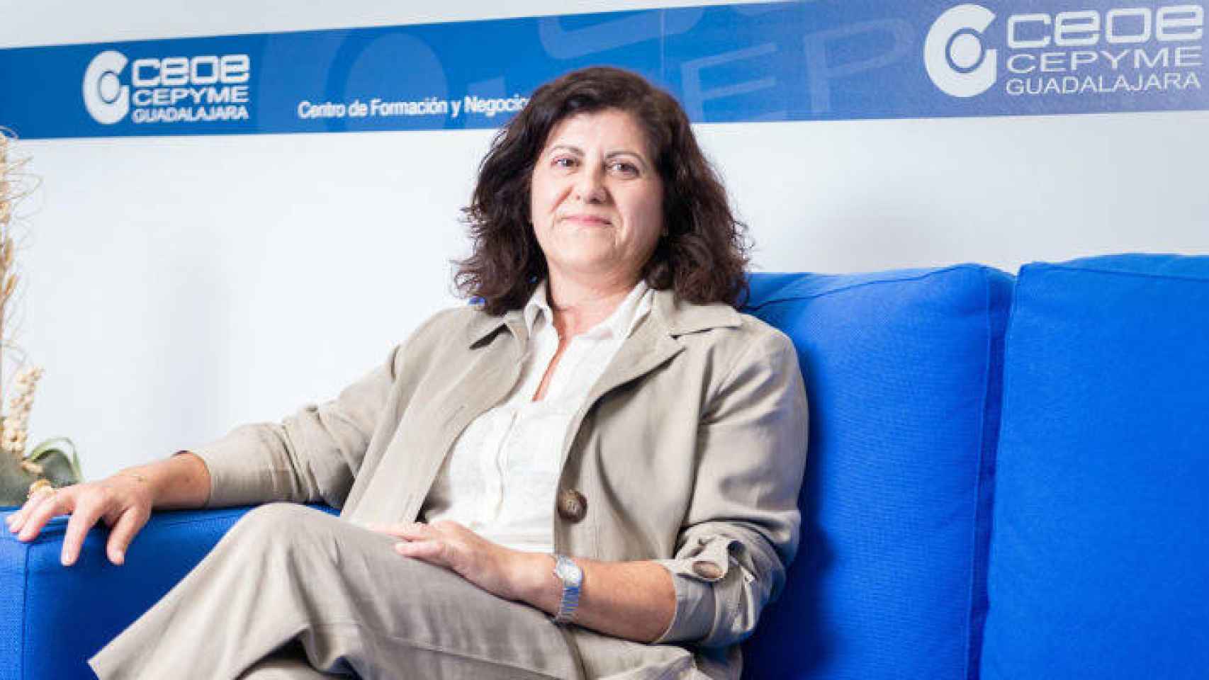 La presidenta de CEOE-Cepyme en Guadalajara, Marisol García