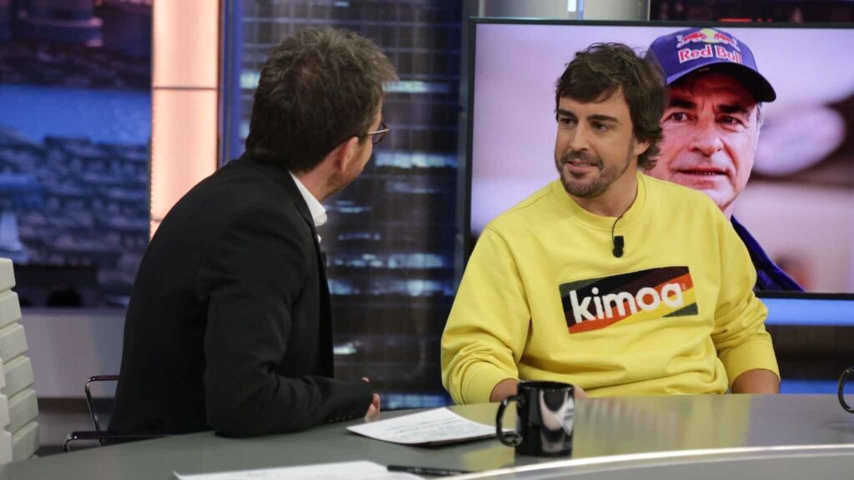 Pablo Motos regatea a Fernando Alonso descuento para su marca de ropa Kimoa