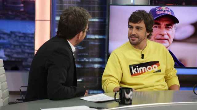 Pablo Motos regatea a Fernando Alonso un descuento para su marca de ropa Kimoa