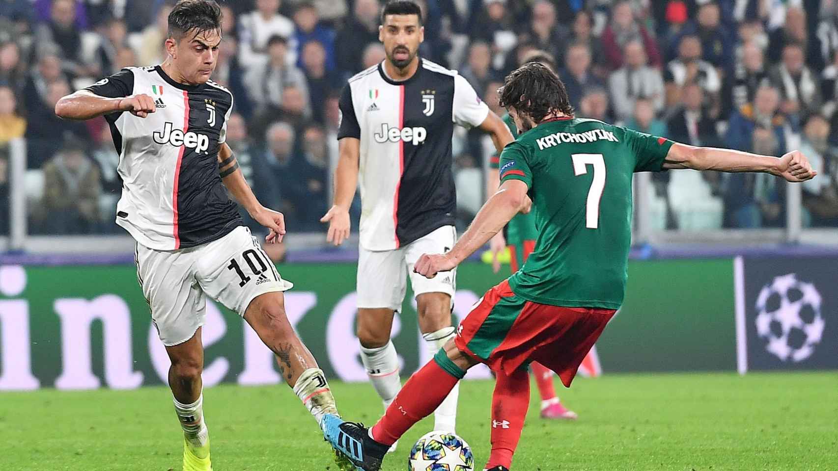 Dybala en el Juventus-Lokomotiv