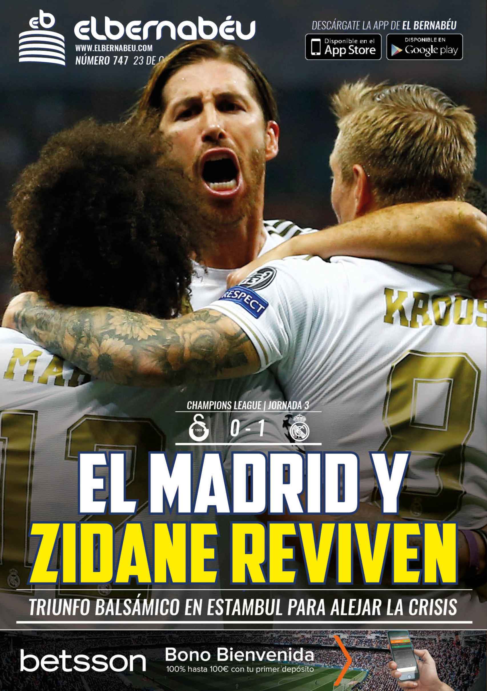 La portada de El Bernabéu (23/10/2019)