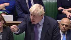 Boris Johnson, este martes en el Parlamento