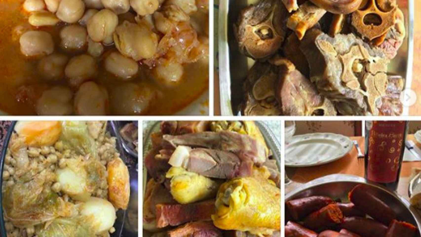 Las fotos del cocido que Instagram censuró al gallego