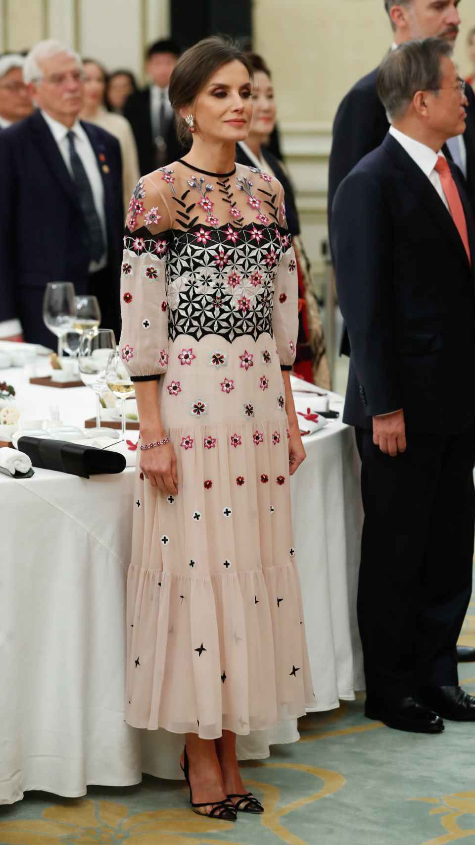 La reina Letizia en su visita de Estado a Seúl.