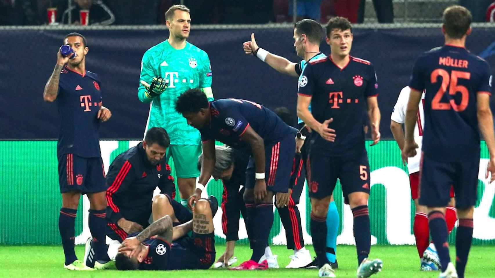 Lucas Hernández se lesiona con el Bayern Múnich