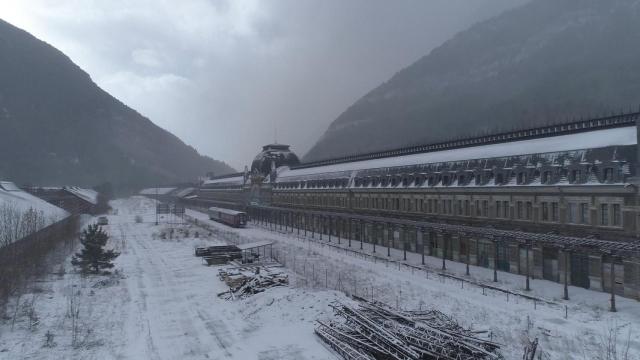 Estación ferroviaria Internacional de Canfranc.