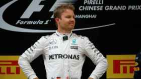 Rosberg, durante un Gran Premio de F1