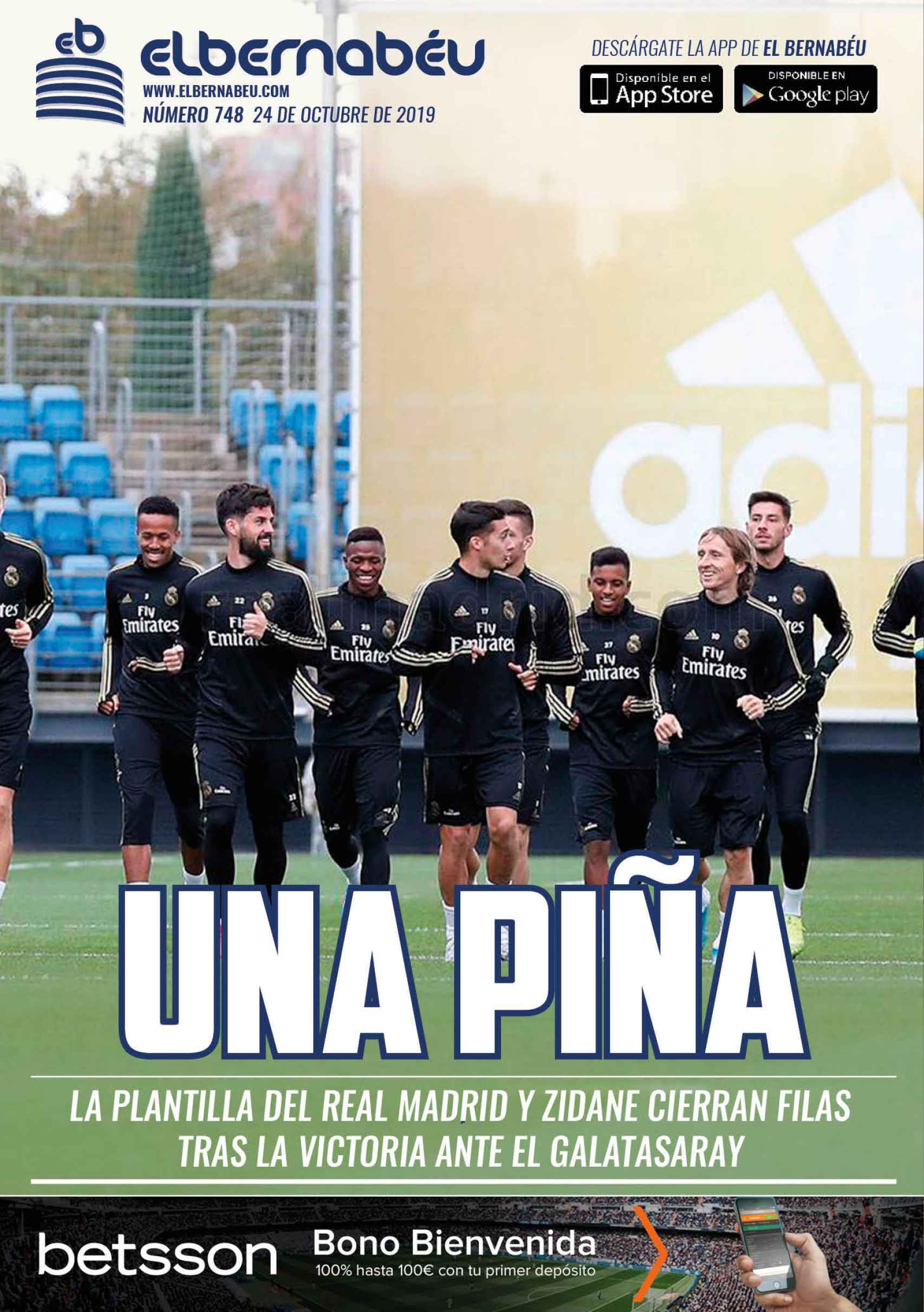 La portada de El Bernabéu (24/10/2019)