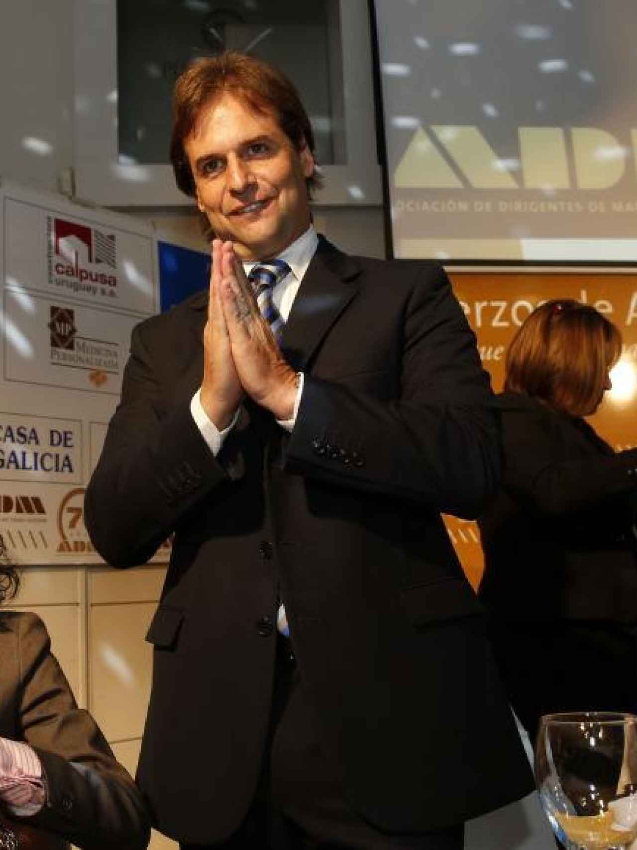 Luis Alberto Lacalle Pou, candidato por el Partido Nacional de Uruguay.
