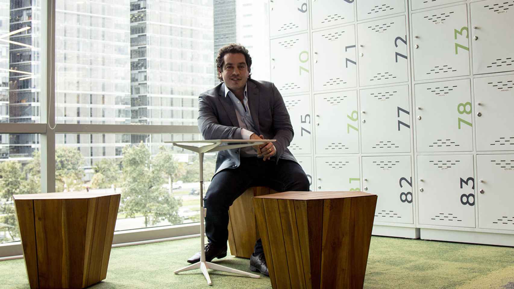 Andrés Giolito, director general de Globant en Colombia, en las instalaciones de la empresa en Bogotá.