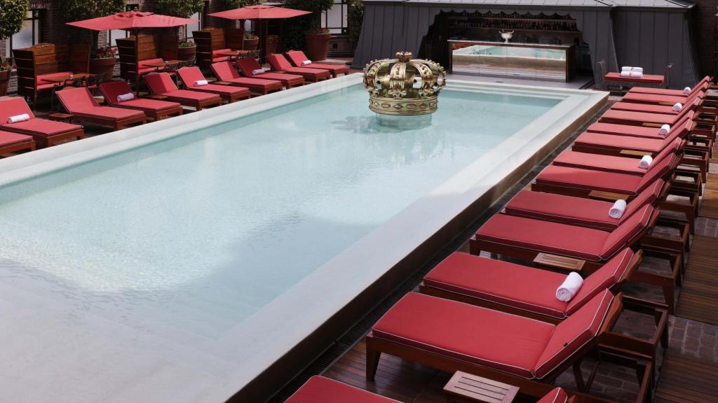 Piscina del hotel.