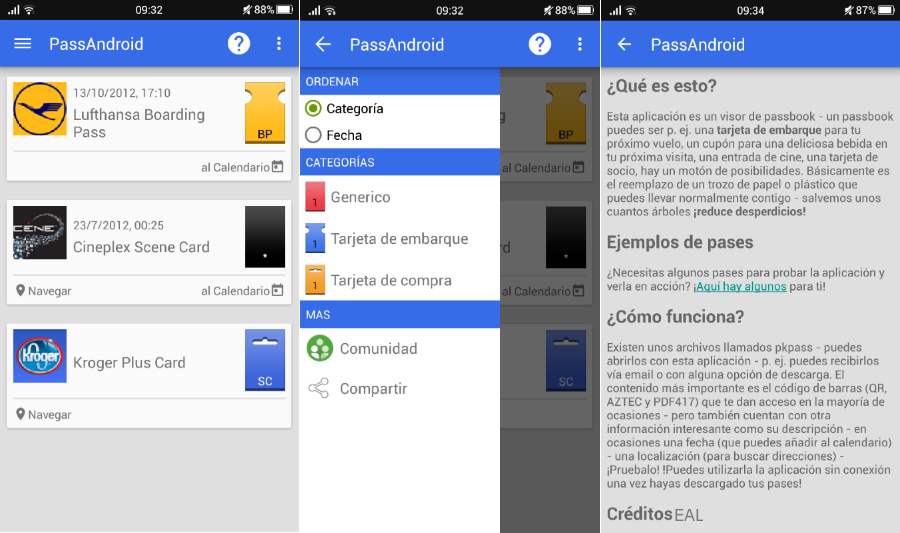 Infantil Refinería Abundantemente Cómo abrir un archivo PKPass de Passbook en Android