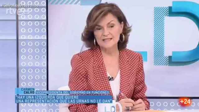 Carmen Calvo en RTVE.