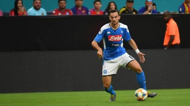 Fabián Ruiz, en un partido con el Nápoles