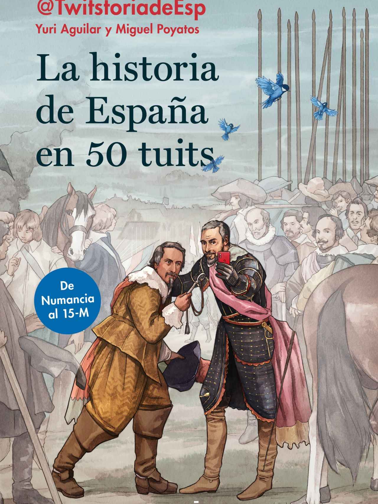 Portada de 'La historia de España en 50 tuits'.