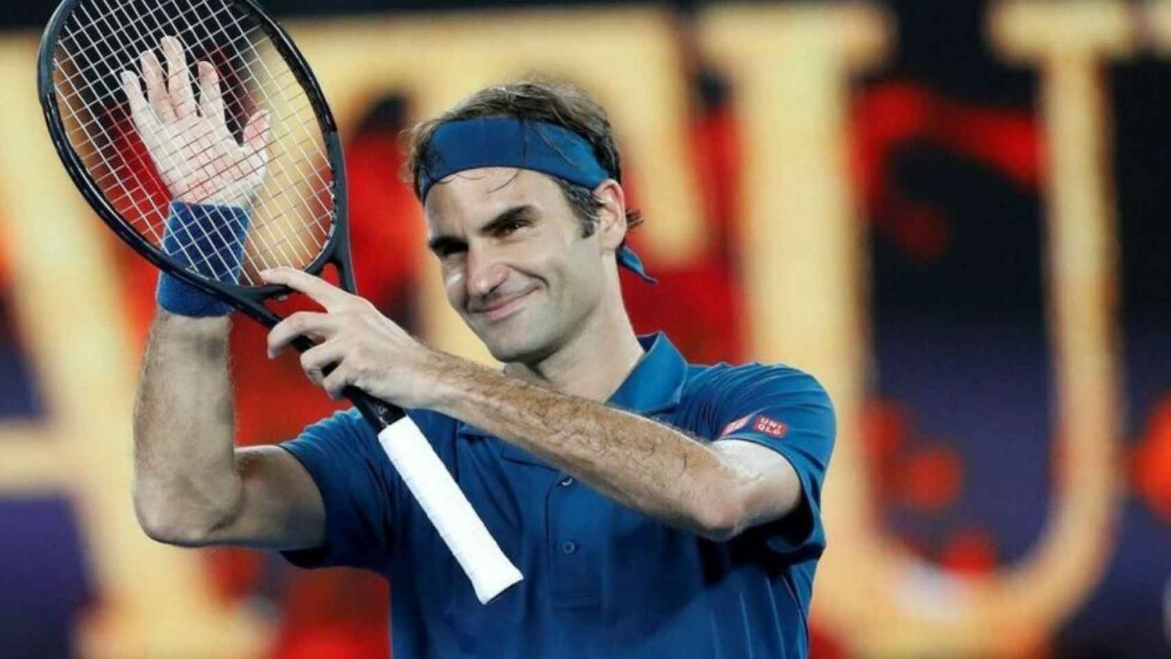 Roger Federer, durante un partido