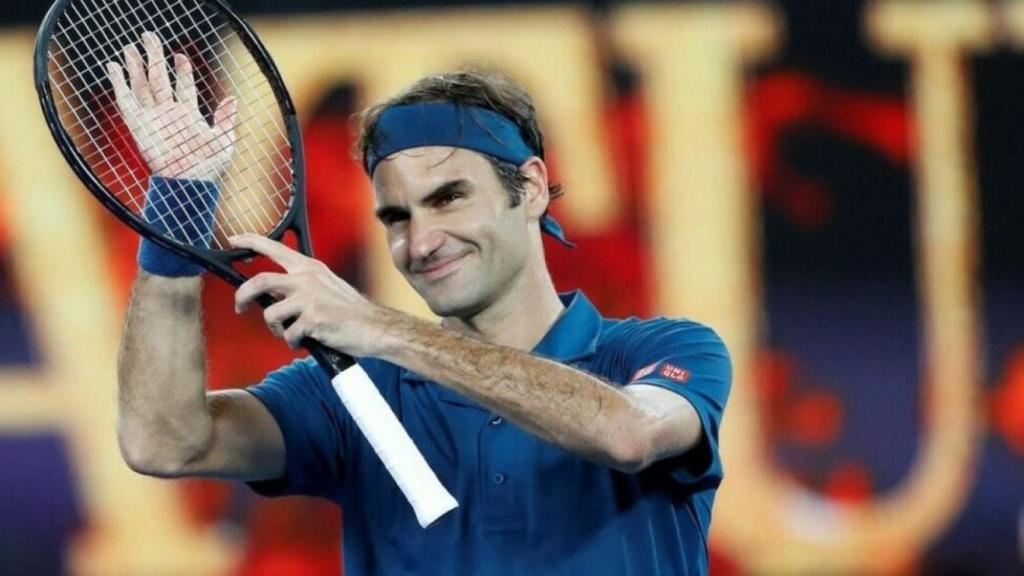 Roger Federer, durante un partido