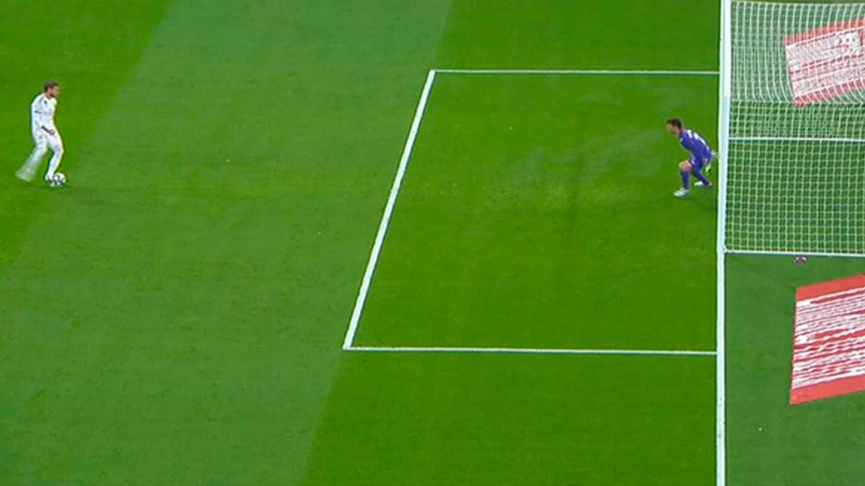 El VAR obliga a repetir el penalti fallado por Sergio Ramos ante el Leganés
