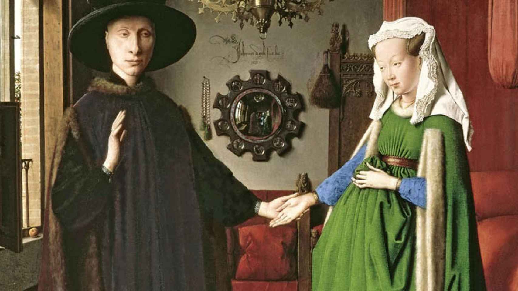 'El matrimonio Arnolfini' de Van Eyck