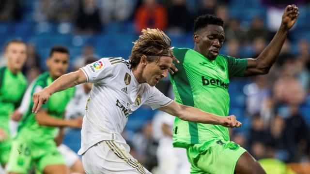 Luka Modric, durante el Real Madrid - Leganés