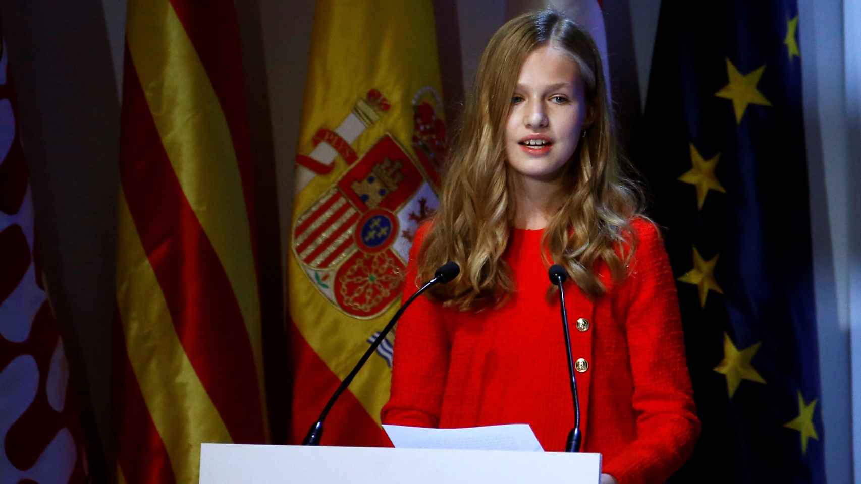 La princesa Leonor en los Premios Princesa de Girona.