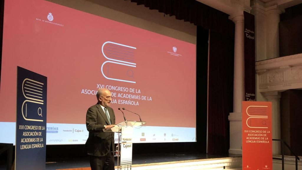 Santiago Muñoz Machado, durante la inauguración del Congreso de la ASALE.