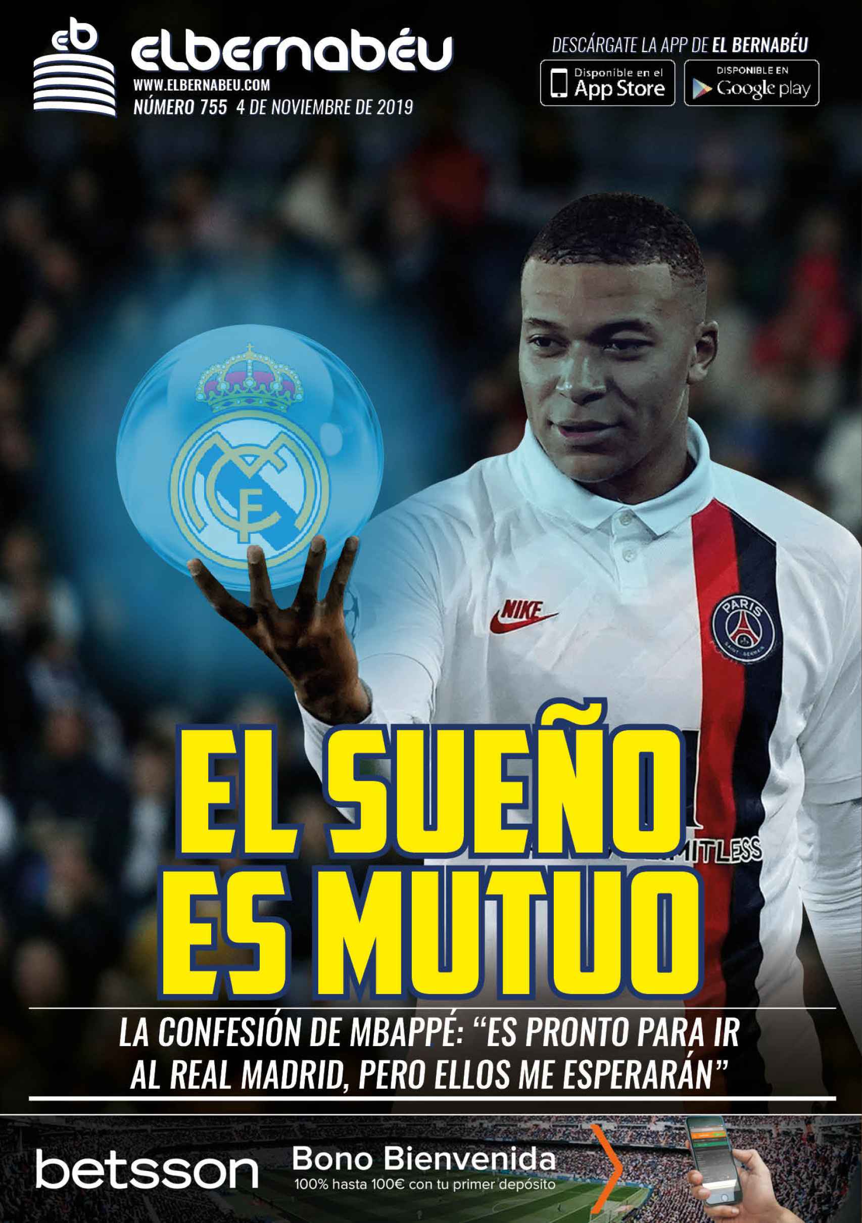 La portada de El Bernabéu (04/11/2019)