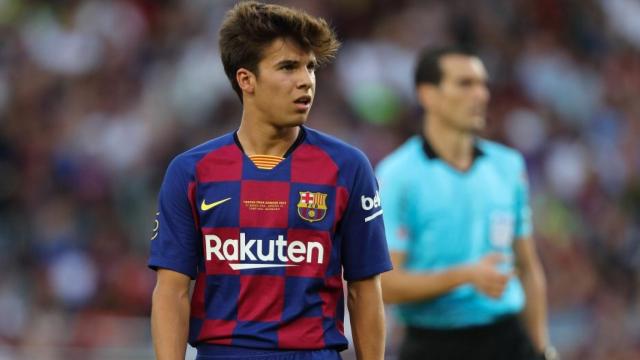 Riqui Puig, con el Barcelona