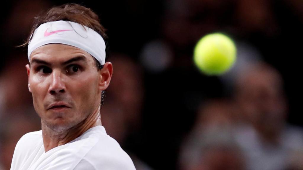 Rafa Nadal, en el torneo de París-Bercy