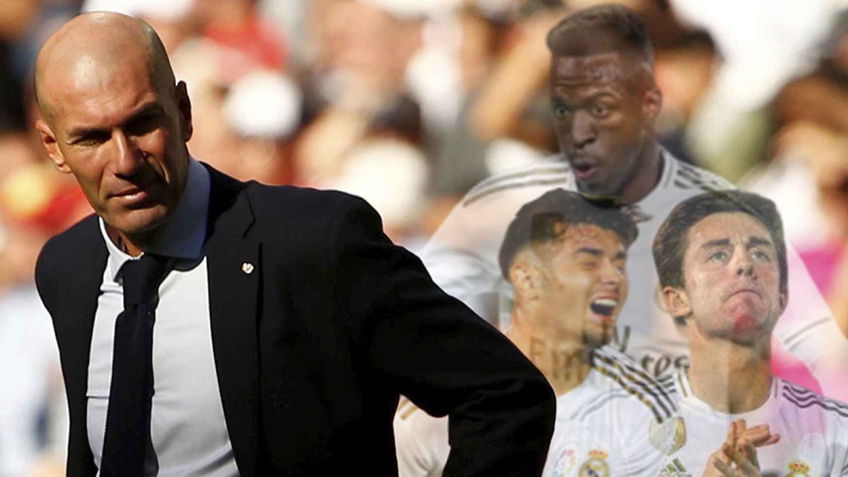 Vinicius, Odriozola y Brahim: los 'condenados' por Zidane tras el caos del Madrid en Mallorca
