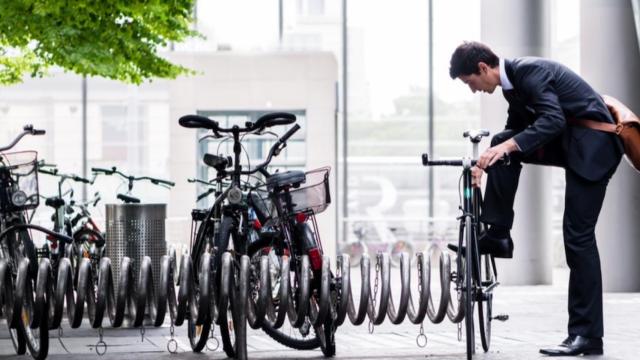 En bici al trabajo