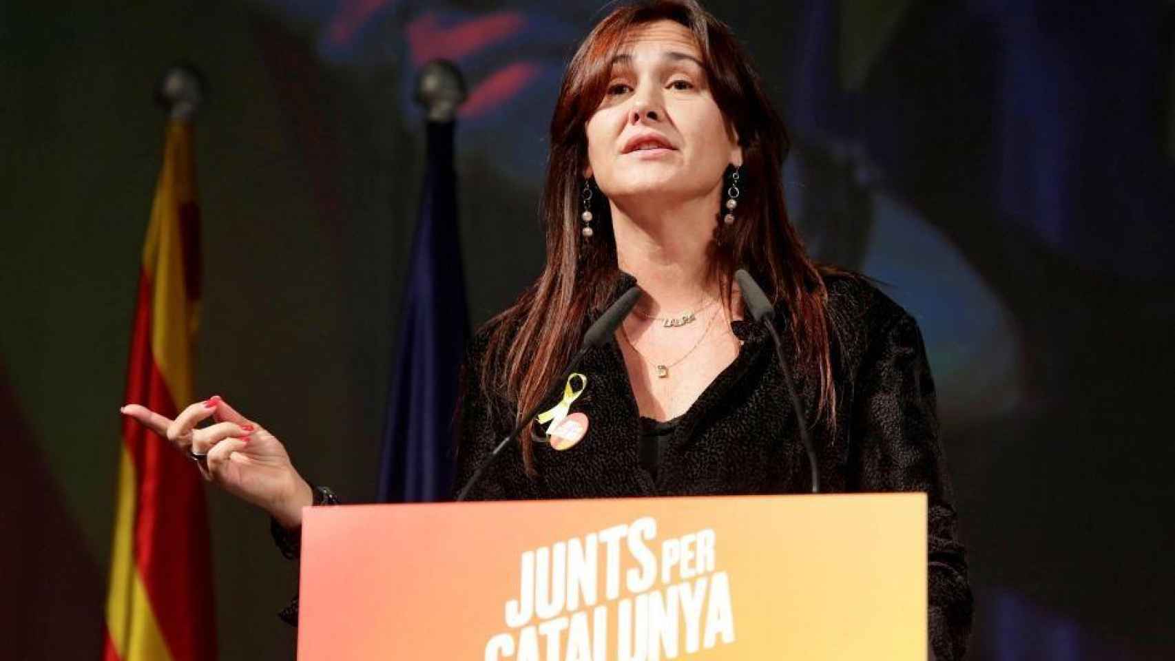 La cabeza de lista de JxCAT para las elecciones del 10-N, Laura Borràs