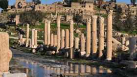 Ruinas romanas en Gerasa.