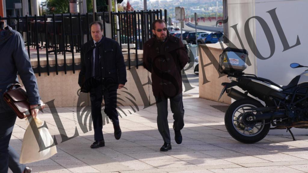 Jesús Ortiz en los juzgados de Pozuelo de Alarcón (Madrid) este jueves por la mañana.