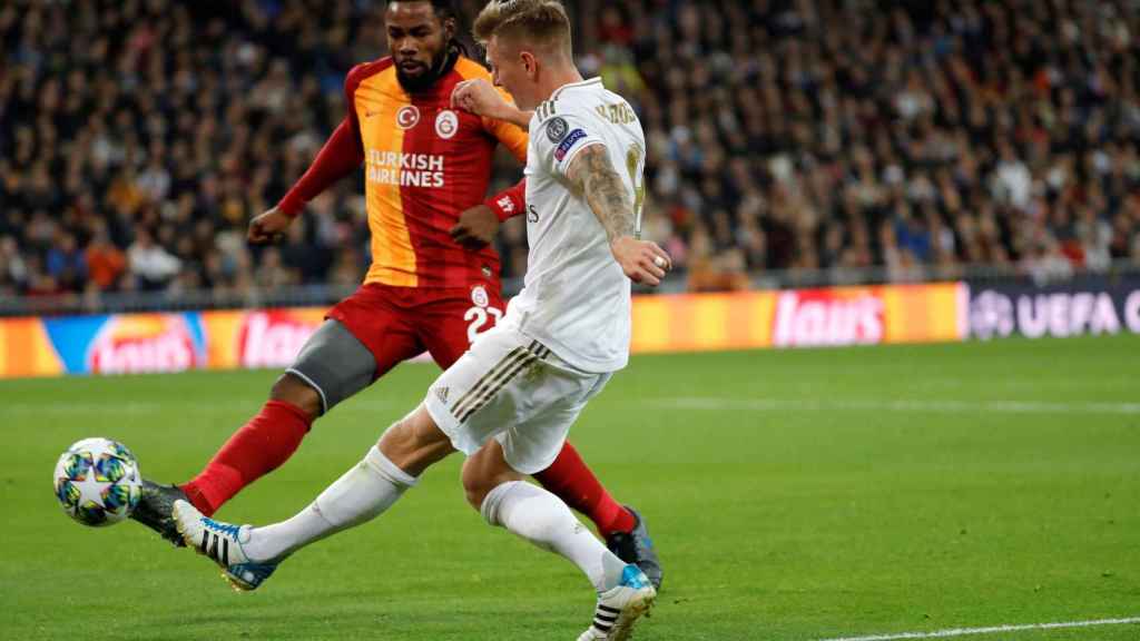 Toni Kroos en el Real Madrid-Galatasaray