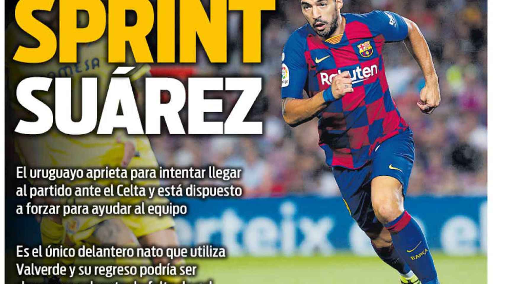 La portada del diario Sport (08/11/2019)