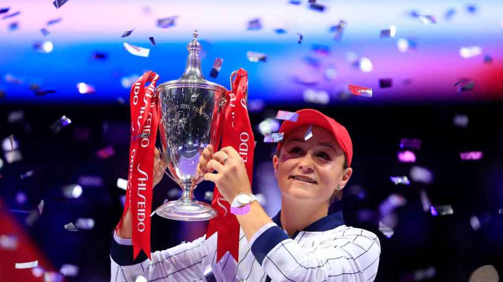 Ashleigh Barty, tras ganar las WTA Finals